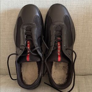 Prada Women’s America’s Cup Sneakers - Black Size 40/10